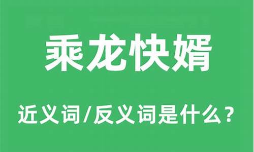 乘龙快婿的意思是什么意思啊-乘龙快婿的意思是什么意思