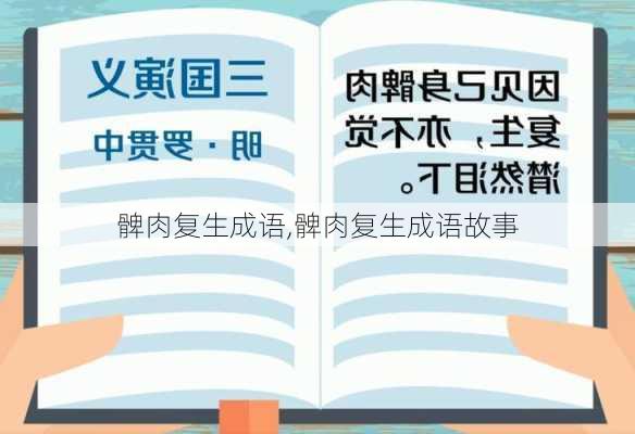 髀肉复生成语,髀肉复生成语故事