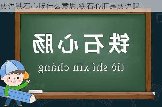 成语铁石心肠什么意思,铁石心肝是成语吗