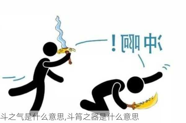 斗之气是什么意思,斗筲之器是什么意思