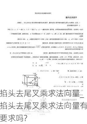 掐头去尾叉乘求法向量_掐头去尾叉乘求法向量有要求吗?