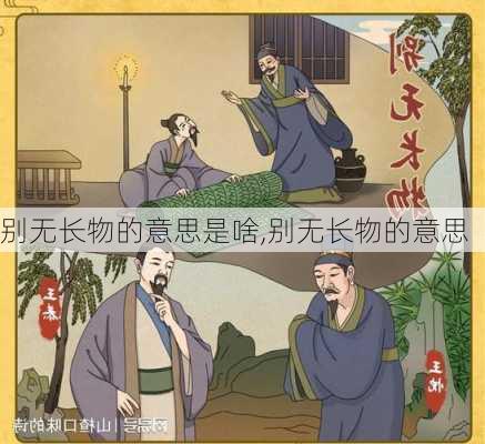 别无长物的意思是啥,别无长物的意思