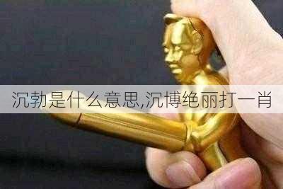 沉勃是什么意思,沉博绝丽打一肖