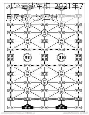 风轻云淡军棋_2021年7月风轻云淡军棋