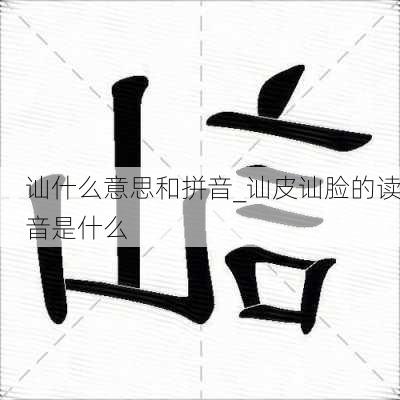 讪什么意思和拼音_讪皮讪脸的读音是什么