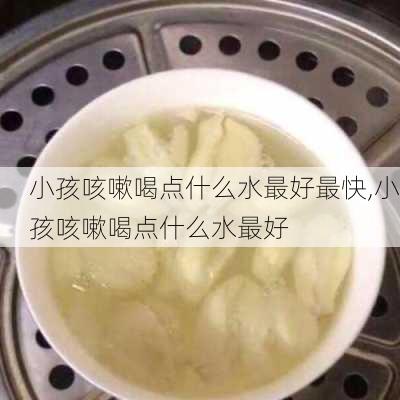 小孩咳嗽喝点什么水最好最快,小孩咳嗽喝点什么水最好