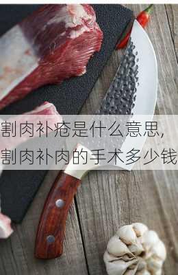 割肉补疮是什么意思,割肉补肉的手术多少钱