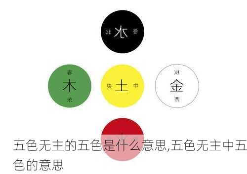 五色无主的五色是什么意思,五色无主中五色的意思