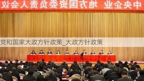 党和国家大政方针政策_大政方针政策