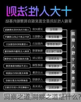 洞察之道,洞察之道是什么?